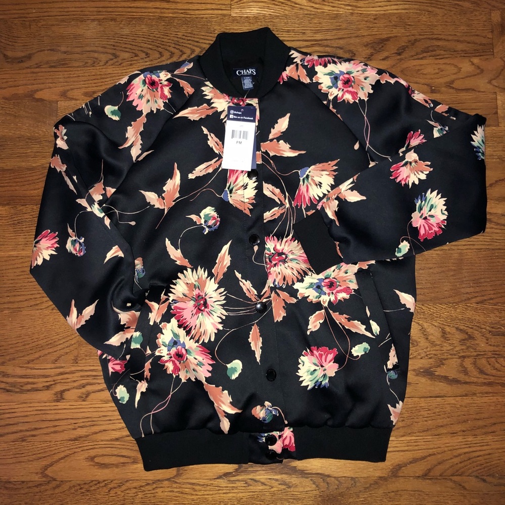 ✨NWT✨ Ralph Lauren silk Bomber jacket !!